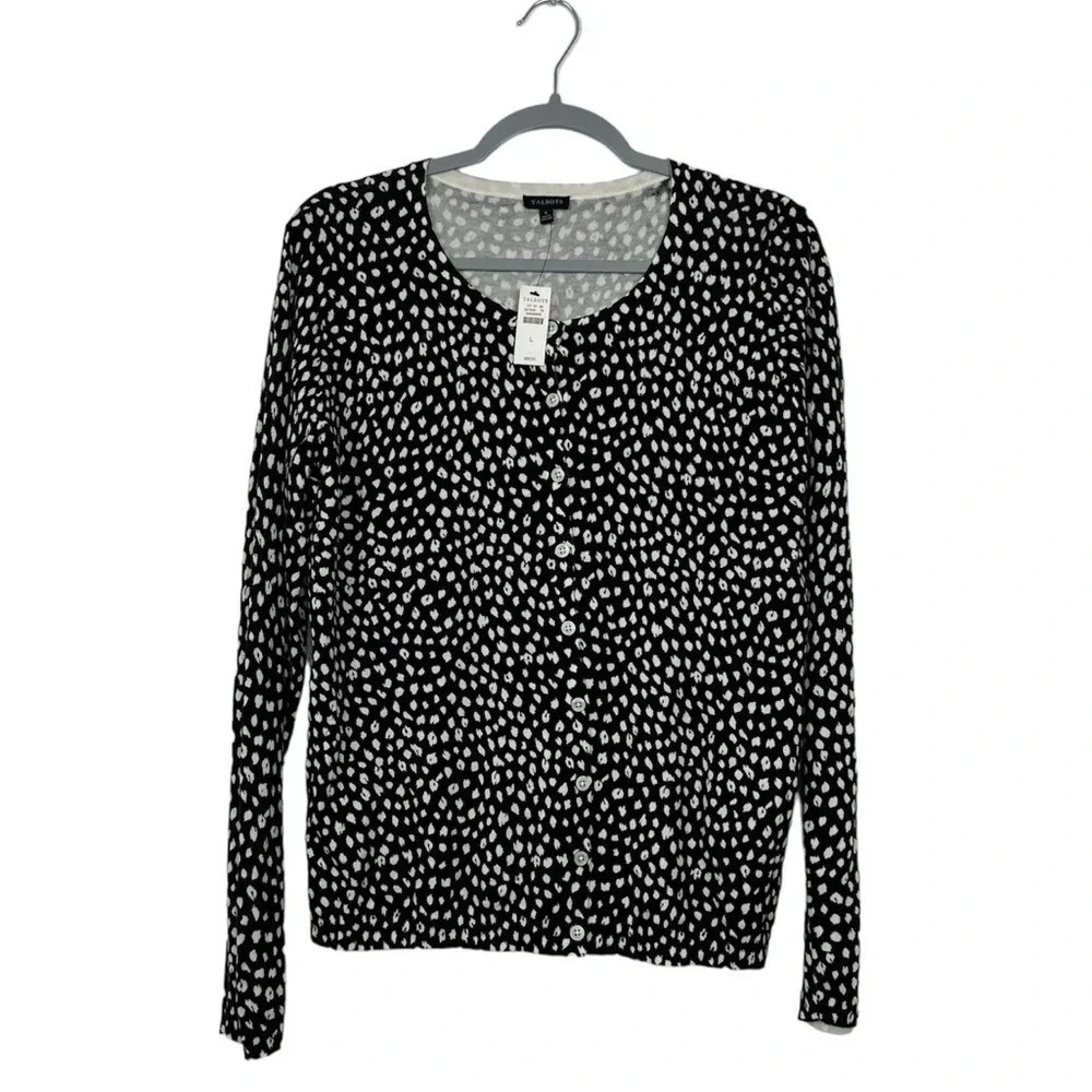 Talbots‎ New Women’s Large Button Up Long Sleeve Cardigan Sweater